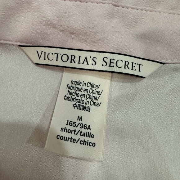 Satin Pink Hearts Victorias Secret Pijama Set - Picture 9 of 13